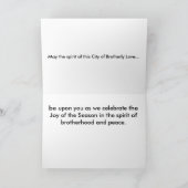 From the City of Brotherly Love Karte (Innenseite)