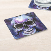 "From the Darkness" Skull Art Drink Untersetzer (angewinkelt)