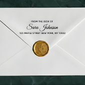 From the Desk Of Custom Address Stamp  Permastempel