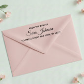 From the Desk Of Custom Address Stamp  Permastempel