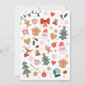 From the Desk of Santa Christmas Elf Letter Einladung (Rückseite)