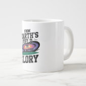 From The Earth Field To Galactic Glory  Jumbo-Tasse (Vorderseite Rechts)