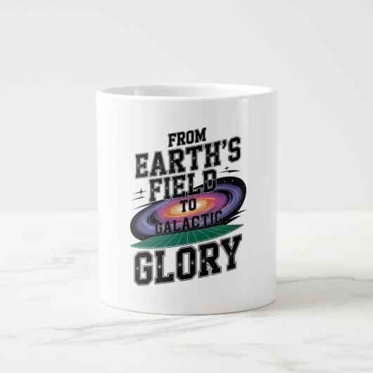From The Earth Field To Galactic Glory  Jumbo-Tasse (Vorderseite)
