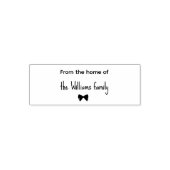 From the Home of Custom Family Address Stamp Permastempel (Design)