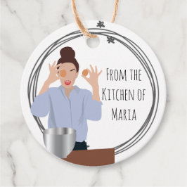 "From the Kitchen Of" Custom Baking Gefallen Tags Geschenkanhänger