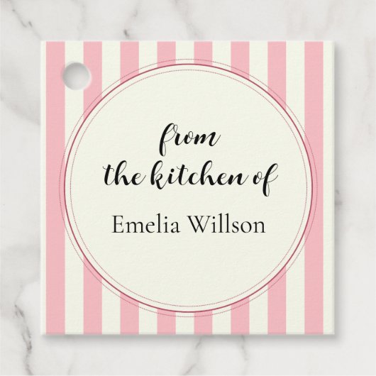 From the kitchen of Small Business Geschenkanhänger (Vorderseite)