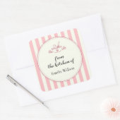 From the kitchen of Small Business Quadratischer Aufkleber (Umschlag)