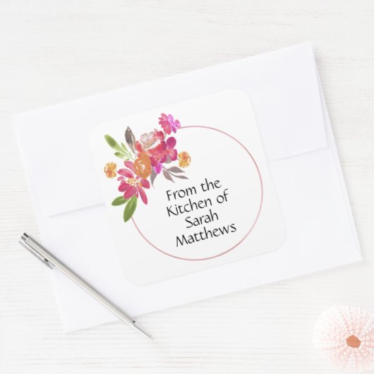 From the kitchen of stickers (Umschlag)