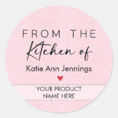 From the Kitchen of Stickers Custom Product Labels (Vorderseite)