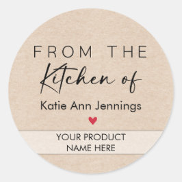 From the Kitchen of Stickers Custom Product Labels