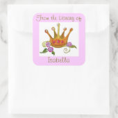 "From the Library of" Aufkleber (anpassbar) (Tasche)