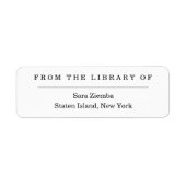 From the Library of Book (Vorne)