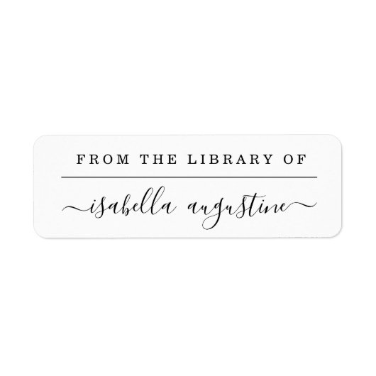 From the Library of Book (Vorne)