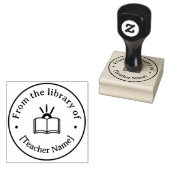 From The Library Of Custom Book Teacher Classroom Gummistempel (Stempel)