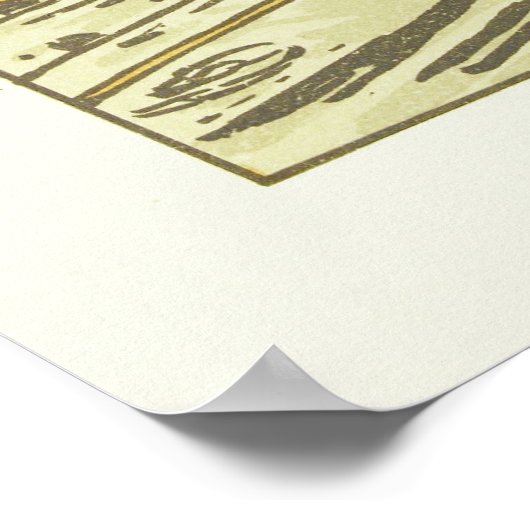 From the Pont d'Austerlitz Poster (Ecke)