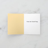 From the Tooth Fairy Note Card Karte (Innenseite)