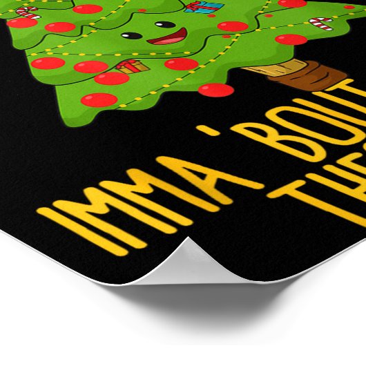 From The Window To The Wall Christmas Tree Em Xmas Poster (Ecke)