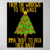 From The Window To The Wall Christmas Tree Em Xmas Poster (Vorne)