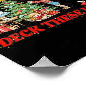 From The Windows To The Walls Cute Christmas Holid Poster (Ecke)