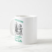 From The Windows To The Walls Funny Christmas Tree Kaffeetasse (Vorderseite Links)