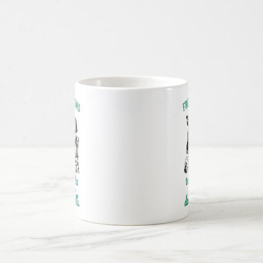 From The Windows To The Walls Funny Christmas Tree Kaffeetasse (Mittel)