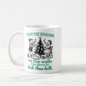 From The Windows To The Walls Funny Christmas Tree Kaffeetasse (Links)