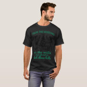 From The Windows To The Walls Funny Christmas Tree T-Shirt (Vorne ganz)