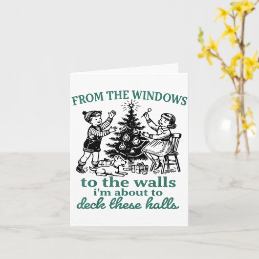 From The Windows To The Walls I'm About To Deck Th Karte (Gelbe Blume)