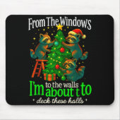 From The Windows To The Walls Raccoon Funny Christ Mousepad (Vorne)