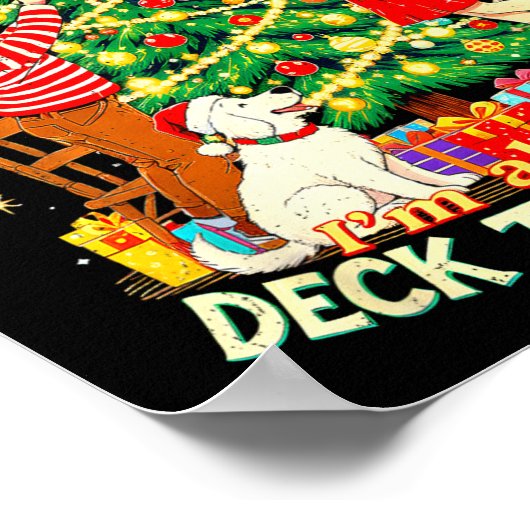 From The Windows To Walls Deck These Halls Christm Poster (Ecke)