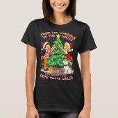 From The Windows To Walls Deck These Halls Christm T-Shirt (Vorderseite)
