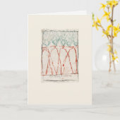 From thinking to awareness karte (Gelbe Blume)