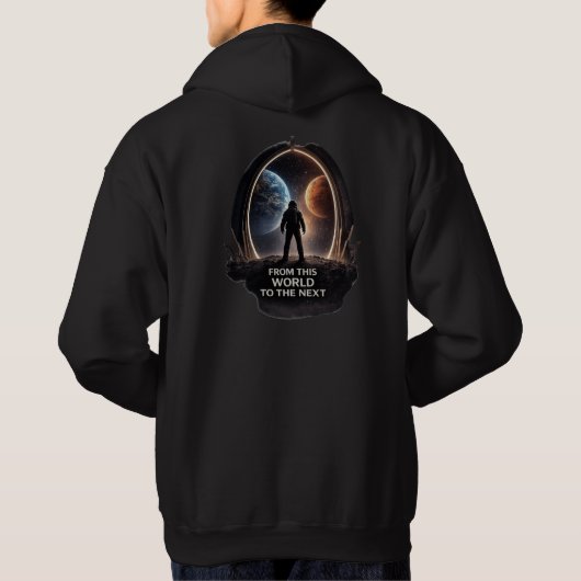 From This World to the Next — Interplanetary Journ Hoodie (Rückseite)