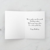 'From Us' Birthday Card Karte (Innenseite)