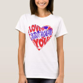 FROM WIFE TO HUSBAND, I LOVE YOU MY SWEET HUSBAND! T-Shirt (Vorderseite)