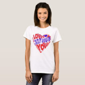 FROM WIFE TO HUSBAND, I LOVE YOU MY SWEET HUSBAND! T-Shirt (Vorne ganz)