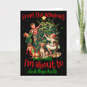From Windows To Walls Im About To Deck These Halls Karte (Vorderseite)