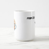 From Zzz to Zoom" T-Shirt - Coffee Mug Face Kaffeetasse (Mittel)