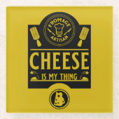 Fromage Artisan Glasuntersetzer (Vorderseite)