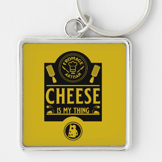Fromage Artisan Schlüsselanhänger (Vorne)