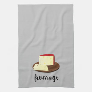 Fromage Käse-Liebhaber Französisch Geschirrtuch