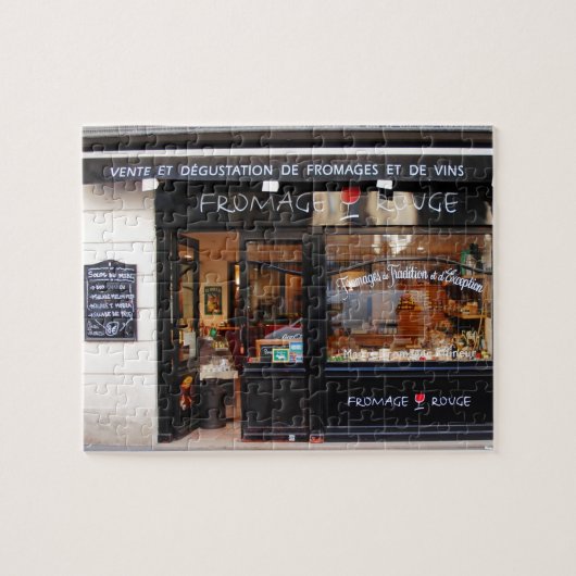 Fromage Rouge ~ Käse und Wein Paris Puzzle (Horizontal)