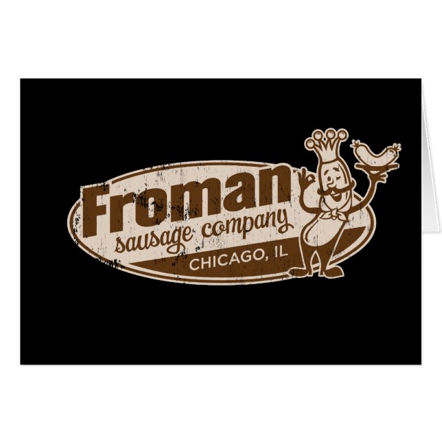Froman Wurst Co Chicago Illinois (Vorderseite (Horizontal))