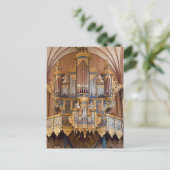 Frombork Cathedral organ postcard Postkarte (Stehend Vorderseite)