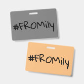 #FROMily from Fandom Korman Productions Podcast Ausweis (Vorder- & Rückseite)