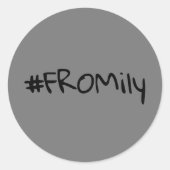 #FROMily from Fandom Korman Productions Podcast Runder Aufkleber (Vorderseite)