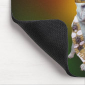 Frommes Bulldogge mousepad (Ecke)