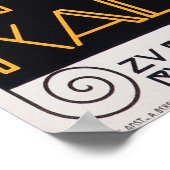 FROMMES KALENDER von dem österreichischen Künstler Poster (Ecke)