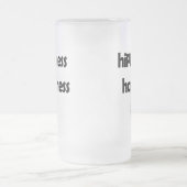Frömmigkeit ist Glück Mattglas Bierglas (Mittel)