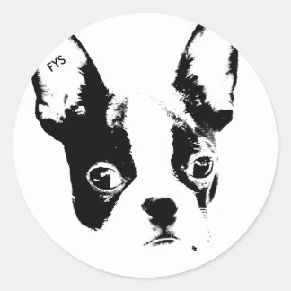 FromSky-Ahornaufkleber Runder Aufkleber